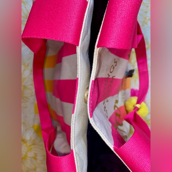 NWT Victoria's Secret Pink and Orange Tote Bag - Picture 8 of 16